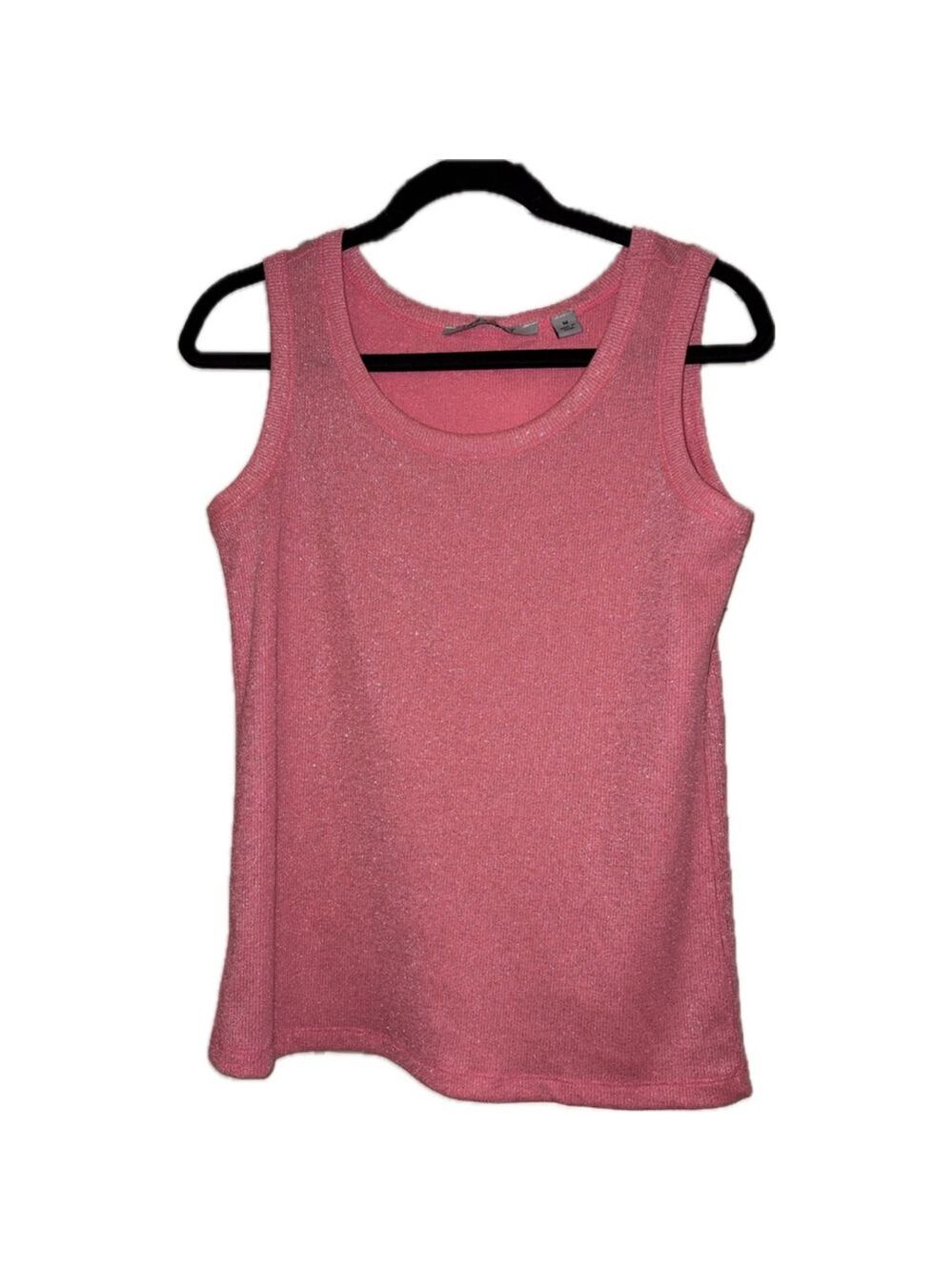 Women's Insight Pink Sparkle Knit Tank Top M